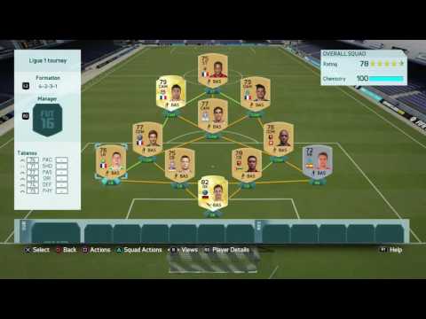 AMAZING LIGUE 1 SQUAD BUILDER FOR THE TOURNAMENT!!