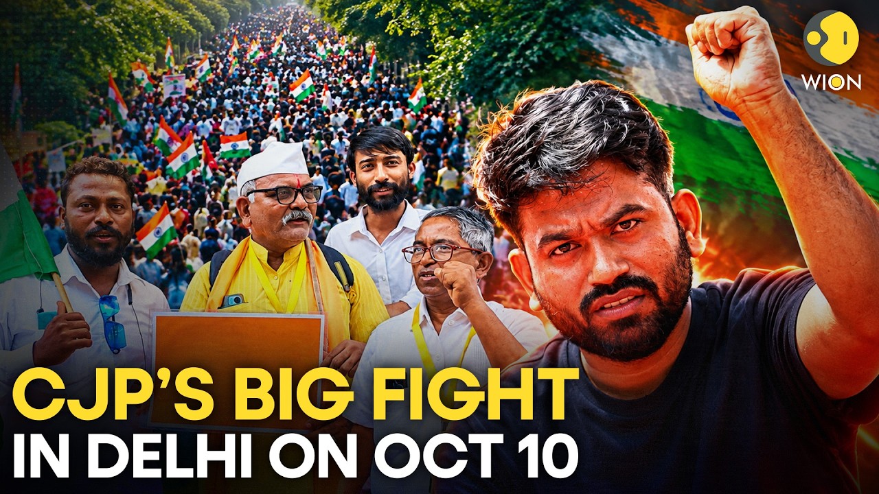 CJP Protests LIVE: “Chalo Delhi” Roar As Cockroach Janta Party Calls For October 10 March | WION