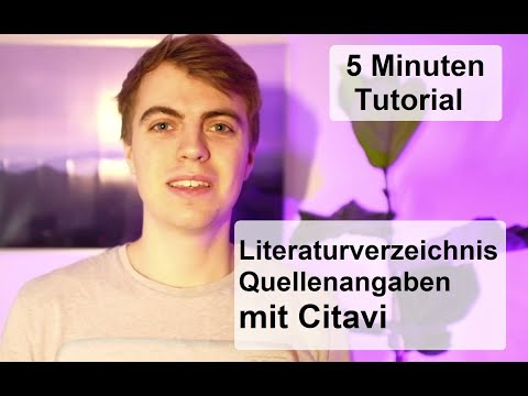 Create a CITAVI bibliography and references | Quick & clean in 5 minutes