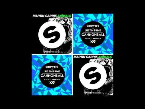 Martin Garrix VS Showtek & Justin Prime - Animals Cannonball (SVENKO MASHUP)