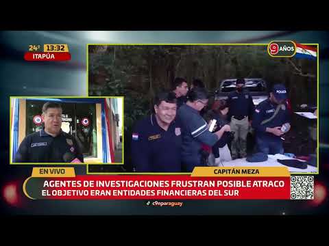 Frustran posible atraco a entidades financieras