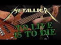 BASS COVER Metallica To Live Is To Die