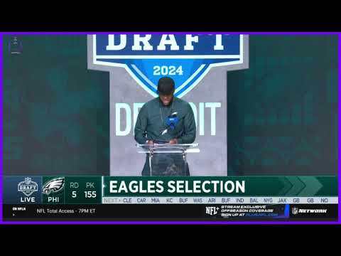 #Eagles draft LB Jeremiah Trotter Jr. in the most hype way possible for the fifth round!