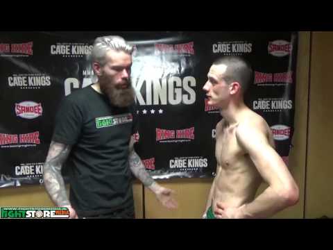 Craig Coakley post fight interview at Cage Kings Dublin