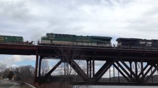 preview picture of video 'Norfolk Southern Heritage Unit 8099'