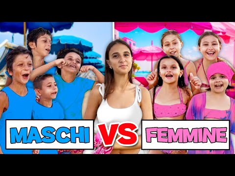 MASCHI Vs FEMMINE in SPIAGGIA •DAILY VLOG•