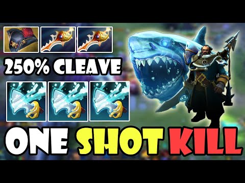 Insane Kunkka 2x Divine With 250% Cleave — 1 Shot Kill Pirate Hat 7.26c Dota 2