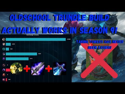 Tower taking trundle is a complete Menace! Trundle TOP Gameplay! Season 9! - League of Legends