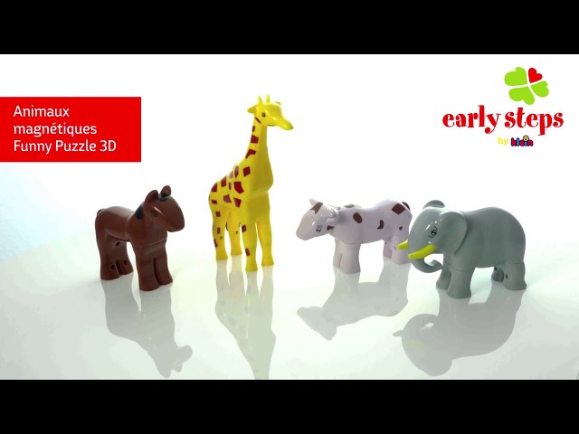 Vidéo teaser pour Jouets Klein - ANIMAUX MAGNÉTIQUES FUNNY PUZZLE (#0077)