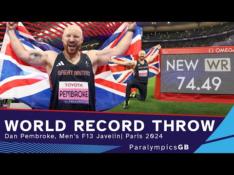 WORLD RECORD | Dan Pembroke breaks Javelin world record TWICE | Paris 2024