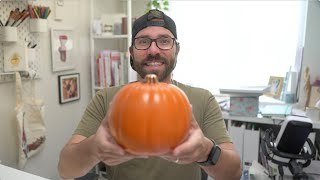 Noah didn't want to join me, so here's a pumpkin.