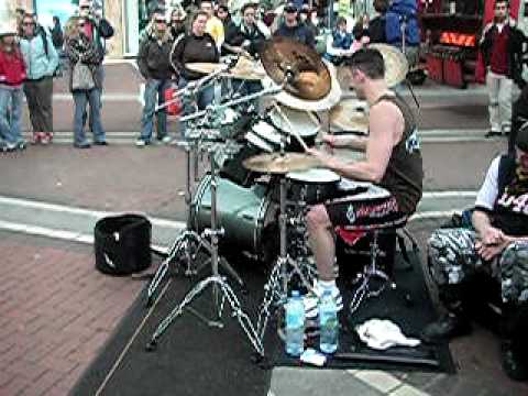 Gavin Ryan: Drum solo in Grafton Street (Dublin)