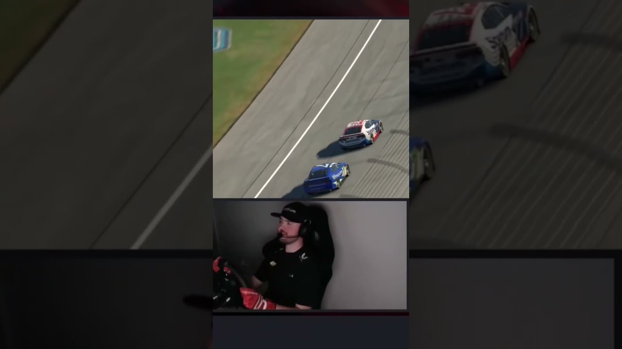 Driver Hits Salute Before Finish Line in Race