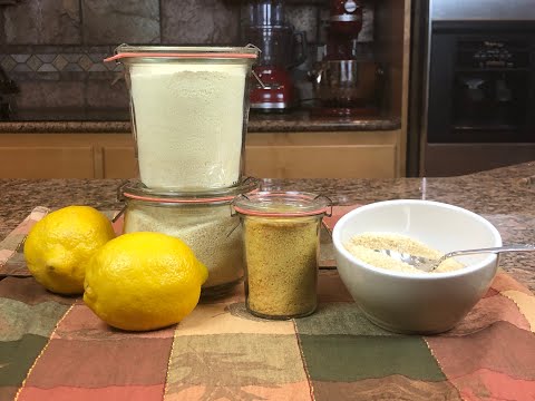Homemade Lemon Powder