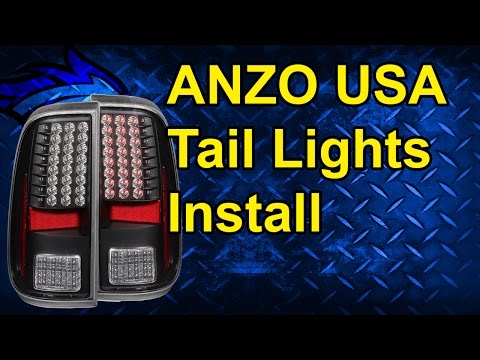 ANZO Tail Lights Install: 2012 Ford Powerstroke