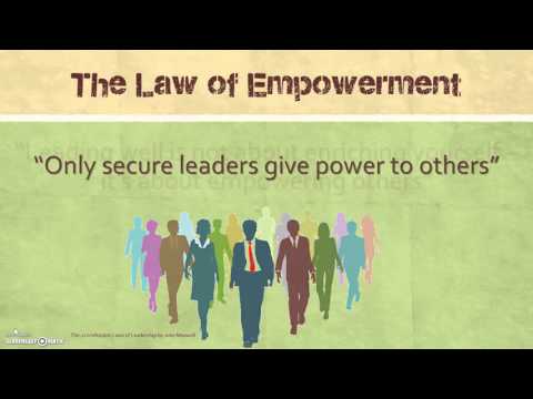 The Law of Empowerment