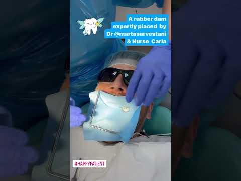 Rubber dam | Root canal treatment | Dental meme #shorts #dentist #memes