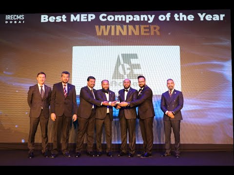 Adeeb Group won Best MEP Company of the Year at the IRECMS Dubai Awards.