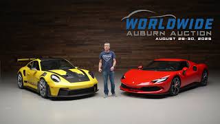2024 Supercars at the Auburn Auction - 2024 Ferrari 296 GTB and 2024 Porsche 911 GT3 RS