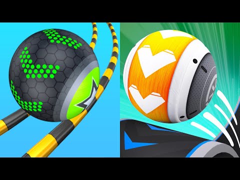 Going Balls Vs Gyrosphere Trials - Satisfying Mobile Ball Game All Levels Android,iOS Gameplay