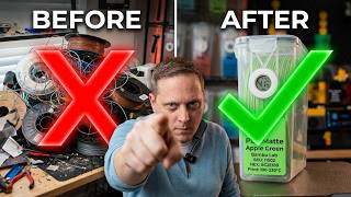 HOW TO organise YOUR Bambu Filament the BEST way for my Bambu 3D Printer