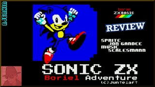 Sonic ZX : Boriel Adventure : Homebrew from 2025 - on the ZX Spectrum 128K !! with Commentary