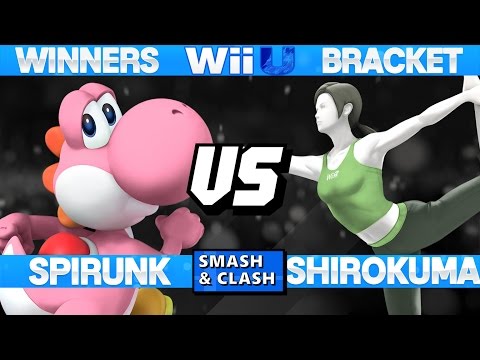 Smash 4 Wii U - Spirunk (Yoshi) vs Shirokuma (Wii Fit Trainer) - S&C 17 Winners