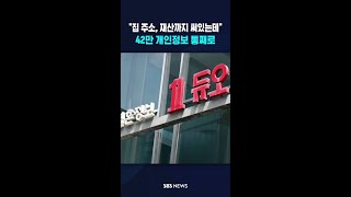 집 주소, 재산까지 써있는데..42만 개인정보 통째로 #shorts
