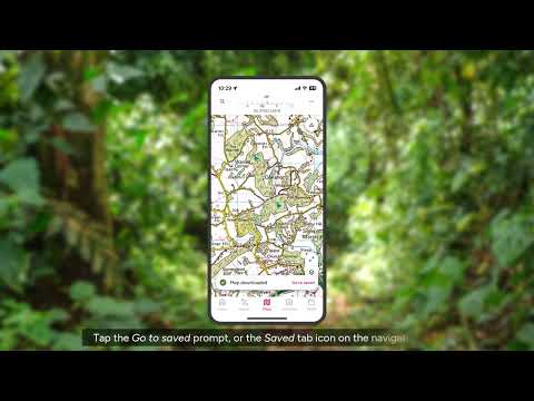 OS Maps app - Downloading Offline Map