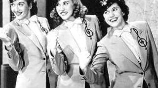 The Andrews Sisters ::: I&#39;m Gonna Paper All My Walls With Your Love Letters.