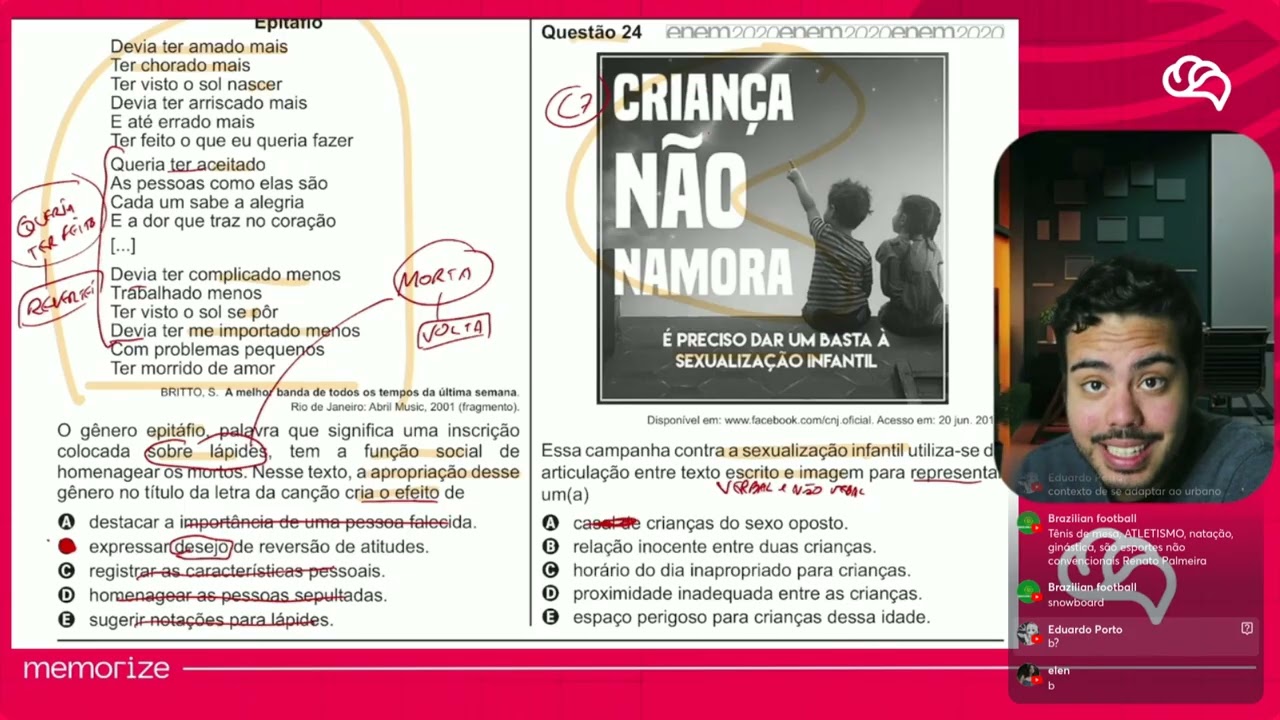 Resolução em Vídeo — Questão 24 ENEM 2020 PPL