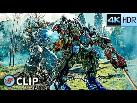Forest Battle Scene | Transformers Revenge of the Fallen (2009) IMAX 4K HDR Movie Clip