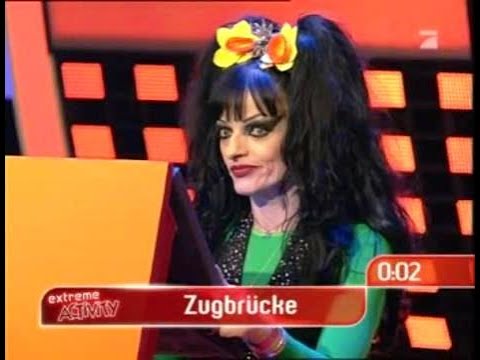 NINA HAGEN 2007 "Popstars" Jury vs. Monrose GERMAN TV GAME "Extreme Activity" #ninahagen