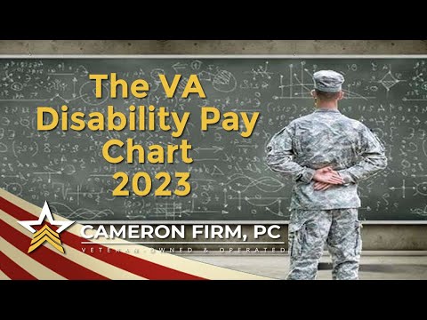 2023 VA Disability Pay Chart