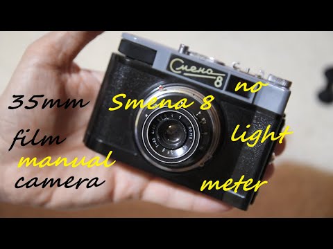 Smena 8, 35mm film manual camera - How to Use, calculate exposure and DOF, film loading / removing