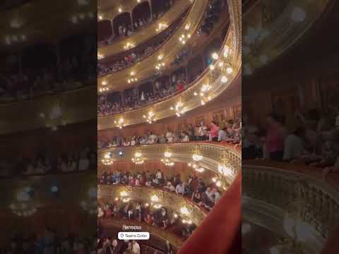 Carlos Wiesse en el majestuoso "Teatro Colón" en Buenos Aires - Argentina