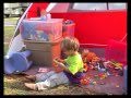 3¼ Year Old Cooper Playing By Grandpa Plex S Toy Tent