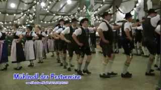 preview picture of video 'Mühlradl der Festvereine beim Trachtenfest 2013 in Rosenheim'