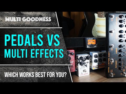 Pedals Vs Multi Effects. Part 1. Basic pedals Vs a Basic Multi Effects. Which is better?