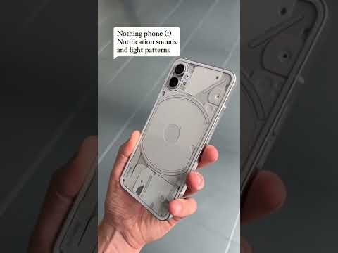 nothing phone 1 notification sounds and light pattern #nothingphone1 #review #shorts