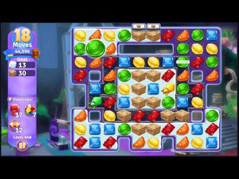 Wonka's World of Candy Level 648 - NO BOOSTERS + FULL STORY 🍫 | SKILLGAMING ✔️