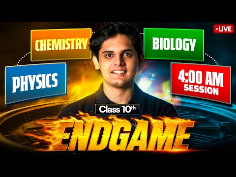 Class 10th Endgame - Final Science Revision🔥| Prashant Kirad