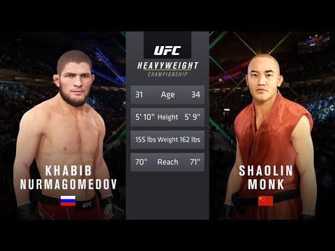Khabib vs. Shaolin Monk - EA Sports UFC 4 - Champion Fight 🦅