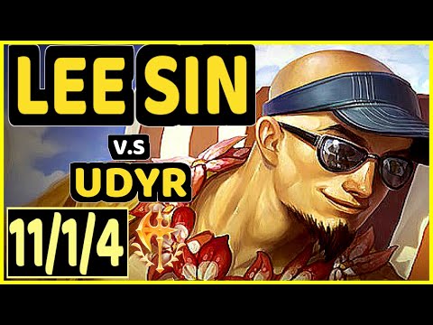 ERASUS (LEE SIN) vs UDYR - 11/1/4 KDA JUNGLE GAMEPLAY - BR Ranked DIAMOND