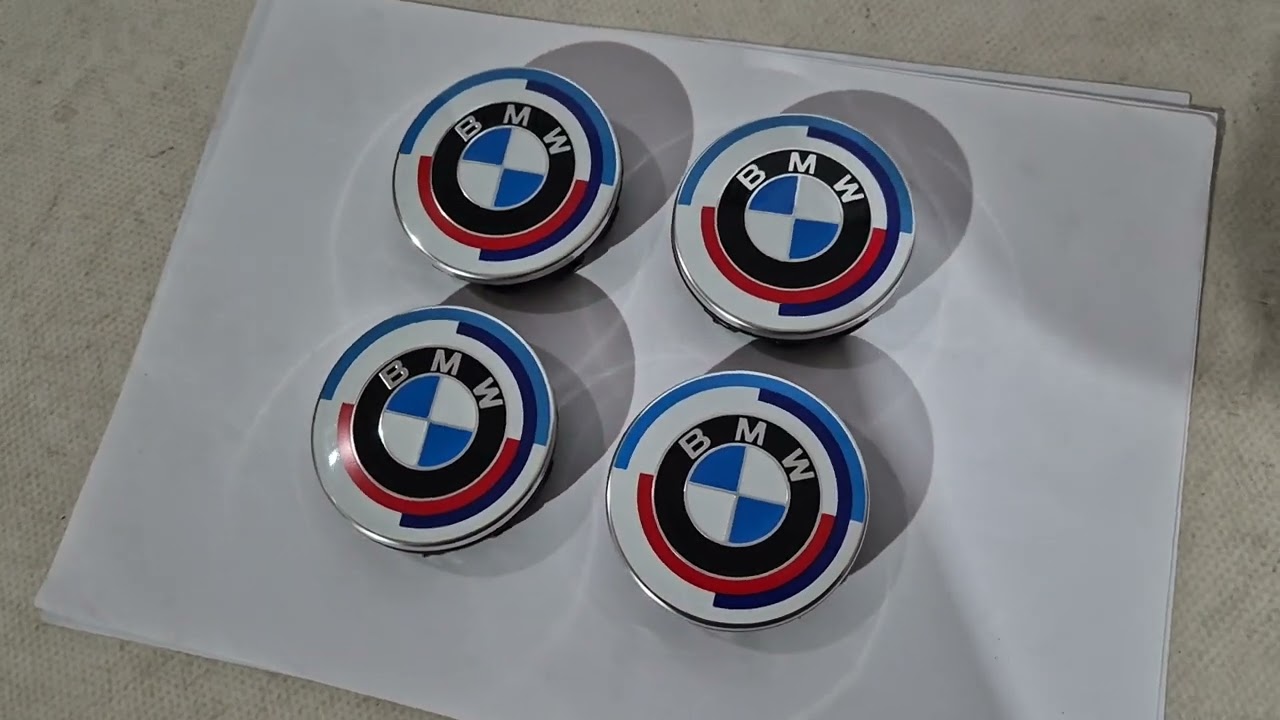 BMW Колпачки на диски 69/65мм bm6965n V2-New (4 шт) Video 1