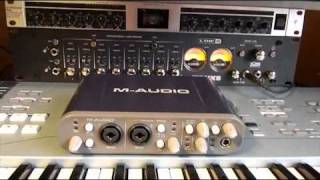 Video thumbnail for Line 6 TonePort UX8 Vs. M-audio Fast Track Pro Review by BrentThePianoGuy