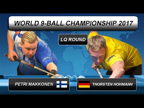 Petri Makkonen - Thorsten Hohmann | World 9-BALL Championship 2017 | LQ Round