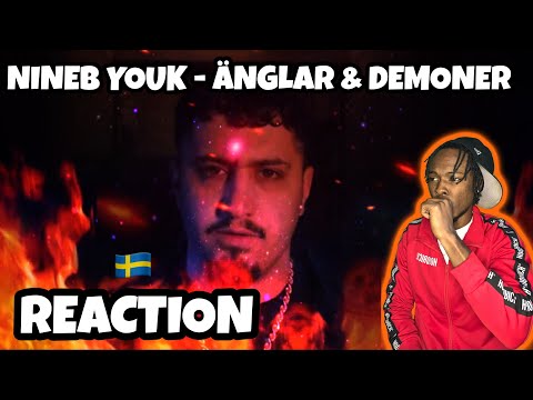 AMERICAN REACTS TO SWEDISH RAP! Nineb Youk - Änglar & Demoner