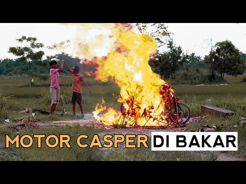 CASPER MOTORCYCLE BURNS - EXTREMELY FUNNY FOR A DOLL