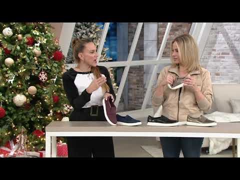 Earth Origins Perforated Leather Slip-On Shoes - Melissa on QVC